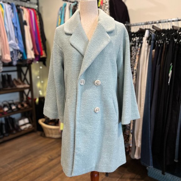Anthropologie Elevenses Vintage Smart Wool Blend Coat